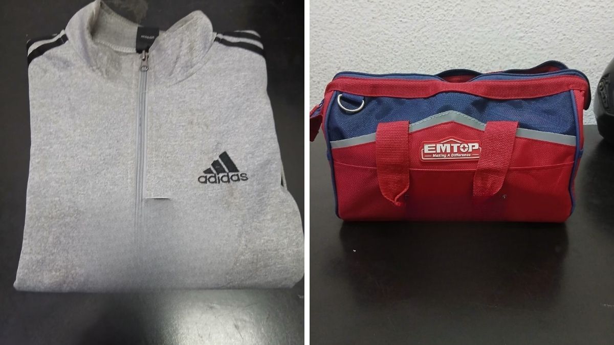 Parte de los elementos secuestrados en el lugar donde encontraron las motos. Parte de los elementos secuestrados en el lugar donde encontraron las motos.