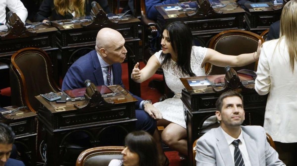 José Luis Espert y Marcela Pagano. José Luis Espert y Marcela Pagano.