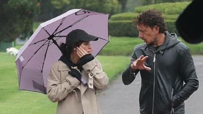 Nico Vázquez y Gimena Accardi, conmovidos en el último adiós a Alejandro Farrell