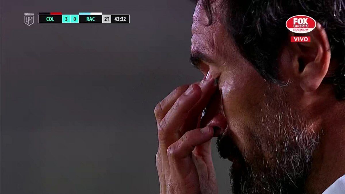 El llanto desgarrador de Domínguez al ver Colón campeón &nbsp; 