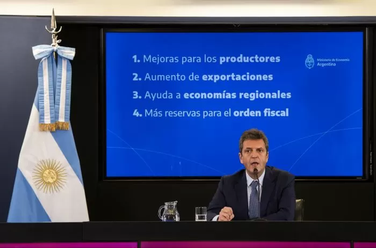 Sergio Massa anticipó que con un porcentaje del dólar soja habrá un bono para "sectores vulnerables".