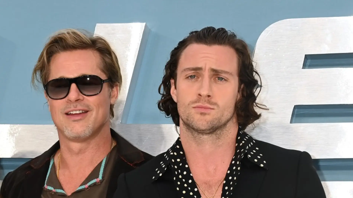 Aaron Taylor Johnson y Brad Pitt fueron compañeros en "Bullet Train".