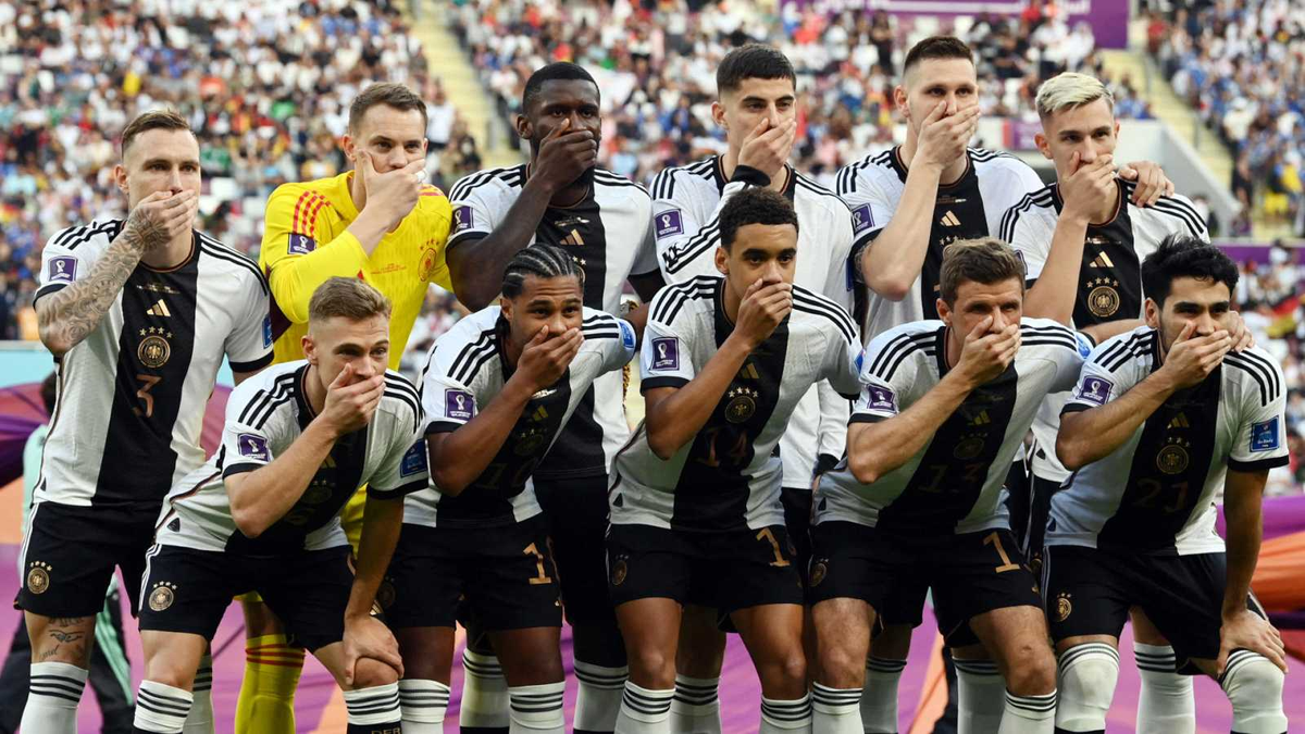 Mundial de Qatar 2022: los jugadores alemanes protestaron por la libertad de expresión