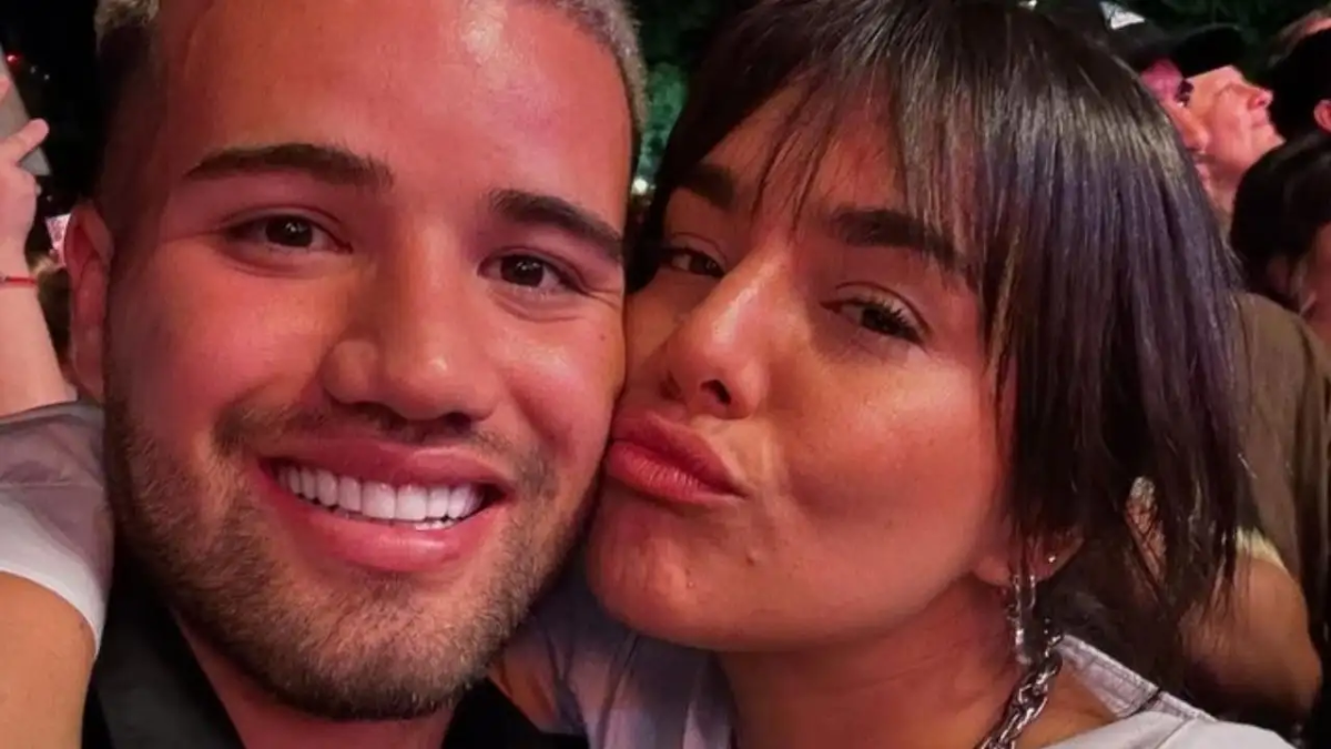 La pareja había comenzado a salir en diciembre.