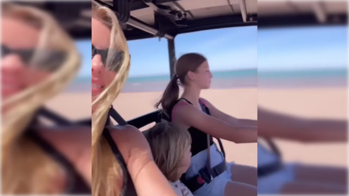 Nicole Neumann grabó a su hija Allegra