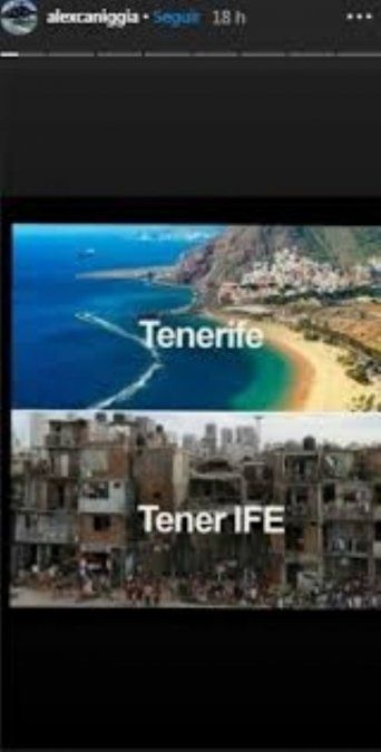 Alex Caniggia volvió a generar controversia con un posteo que desató indignación 