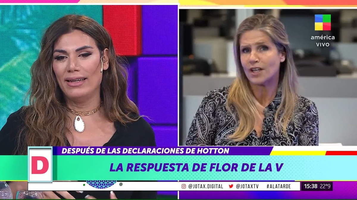 Flor de la V le respondi&oacute; a Cynthia Hotton.