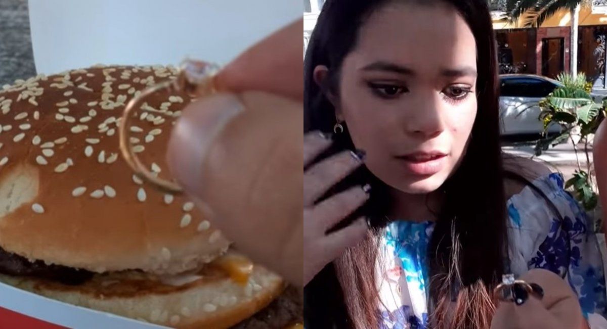 Escondió anillo de bodas para su novia en una hamburguesa