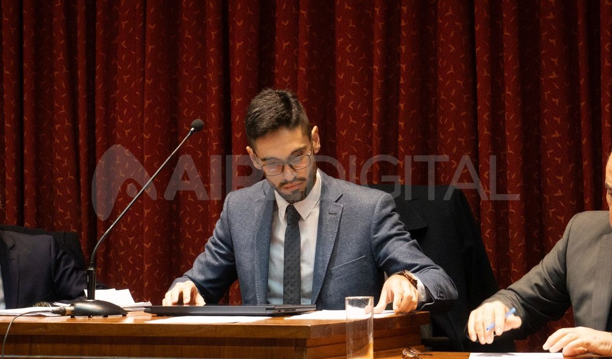 Leandro Lazzarini, juez penal de tribunales. 