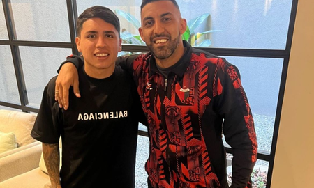 La foto que subió Wanchope junto a Facundo Farías. La foto que subió Wanchope junto a Facundo Farías.