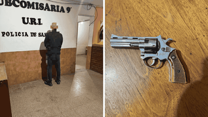 Lo denunciaron por violencia de género y encontraron un revólver en su casa de Santo Tomé