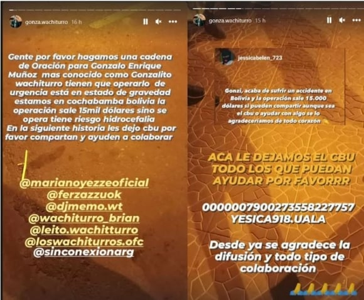 Piden cadena de oración por el integrante de los Wachiturros.