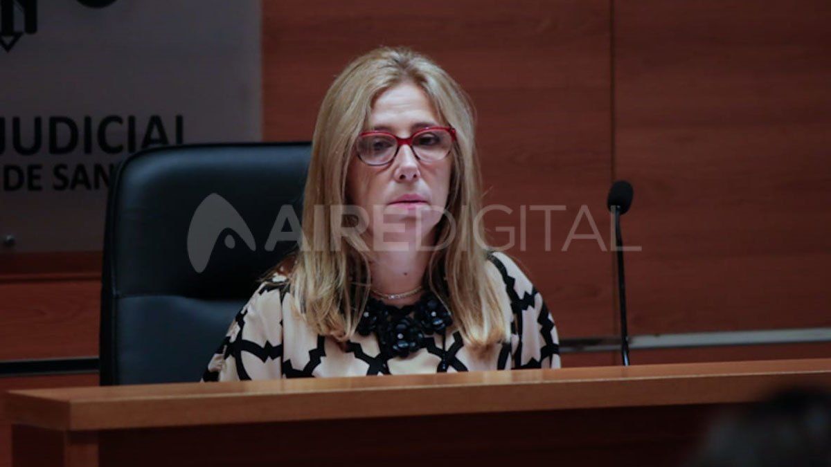 La jueza Sandra Valenti, a cargo de la resolución. 