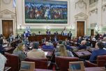 La Asamblea Legislativa de la Provincia de Santa Fe, presidida por el Presidente Provicional del Senado, Felipe Michlig, se reunió este jueves en el recinto de la Cámara de Diputadas y Diputados y prestó acuerdo a 17 pliegos remitidos por el Poder Ejecutivo. La Asamblea Legislativa de la Provincia de Santa Fe, presidida por el Presidente Provicional del Senado, Felipe Michlig, se reunió este jueves en el recinto de la Cámara de Diputadas y Diputados y prestó acuerdo a 17 pliegos remitidos por el Poder Ejecutivo.