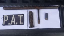 El hombre detenido en Santa Fe llevaba un arma tipo tumbera.