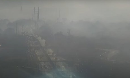 Las consecuencias de los incendios en la zona de la ruta 168 se extendieron hasta las primeras horas de la mañana de este miércoles. Las consecuencias de los incendios en la zona de la ruta 168 se extendieron hasta las primeras horas de la mañana de este miércoles.
