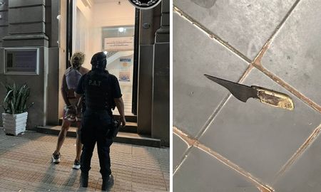 Una mujer detenida con un arma blanca en Santa Fe Una mujer detenida con un arma blanca en Santa Fe