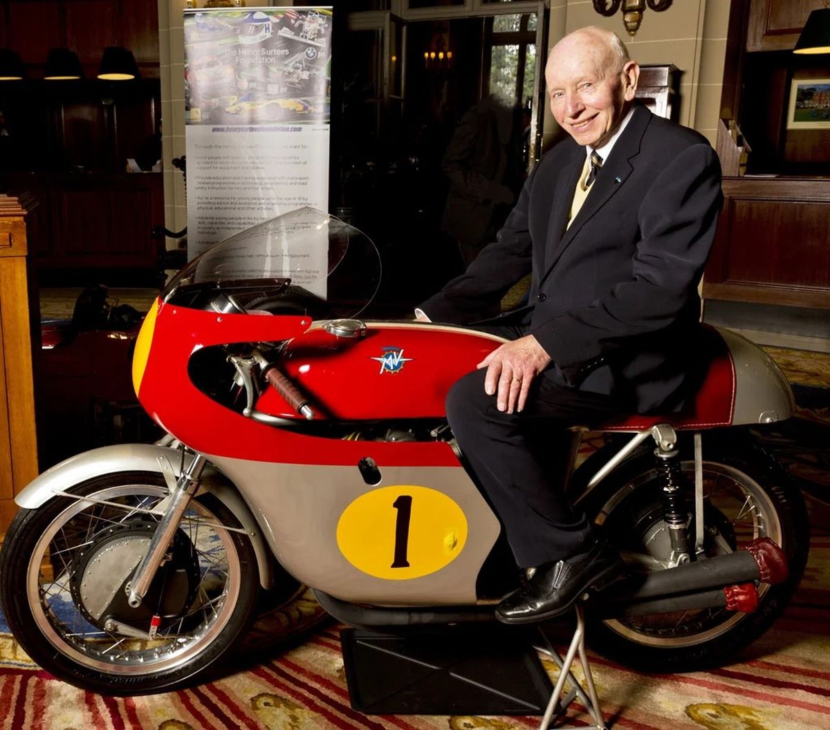 En 1996, Surtees ingresó en el Salón de la Fama del Automovilismo Internacional, sito en Talladega, Alabama, Estados Unidos y, en 2003, la Federación Internacional de Motociclismo (FIM), lo distinguió como