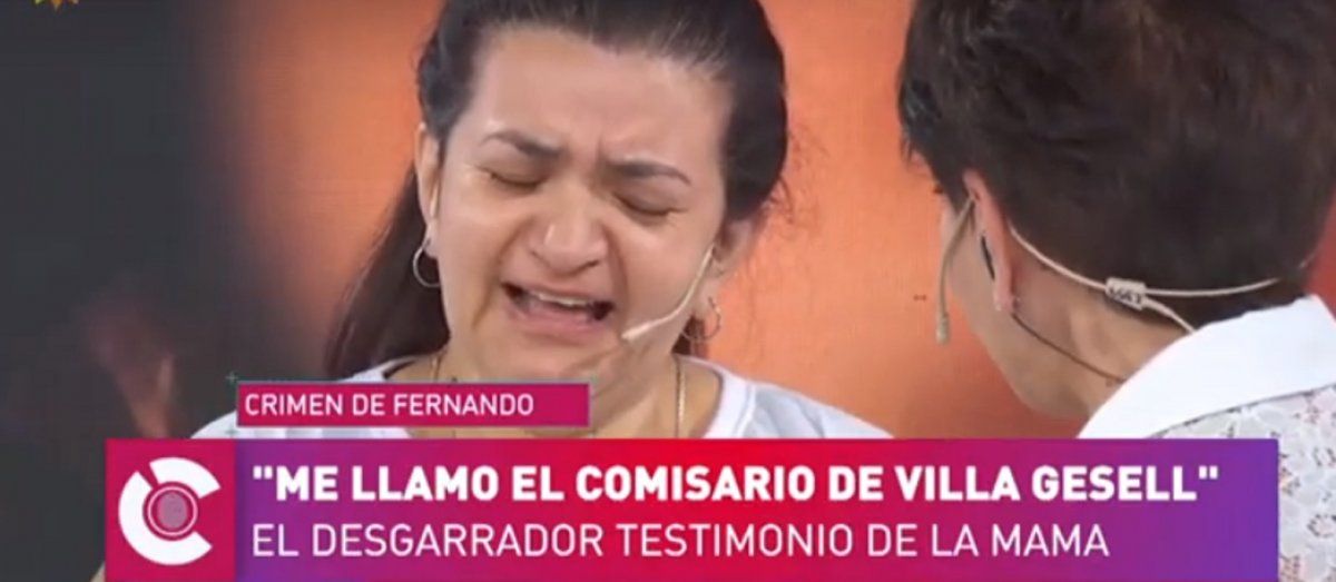 El desgarrador testimonio de la mamá de Fernando Baéz Sosa