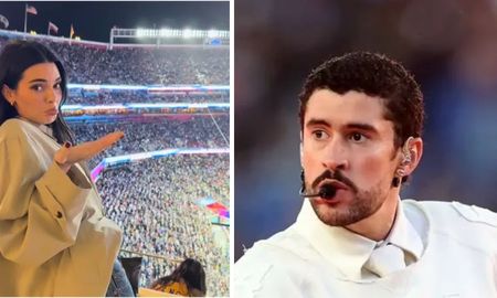 Kendall Jenner y su reacción al show de Bad Bunny en el Super Bowl. Kendall Jenner y su reacción al show de Bad Bunny en el Super Bowl.