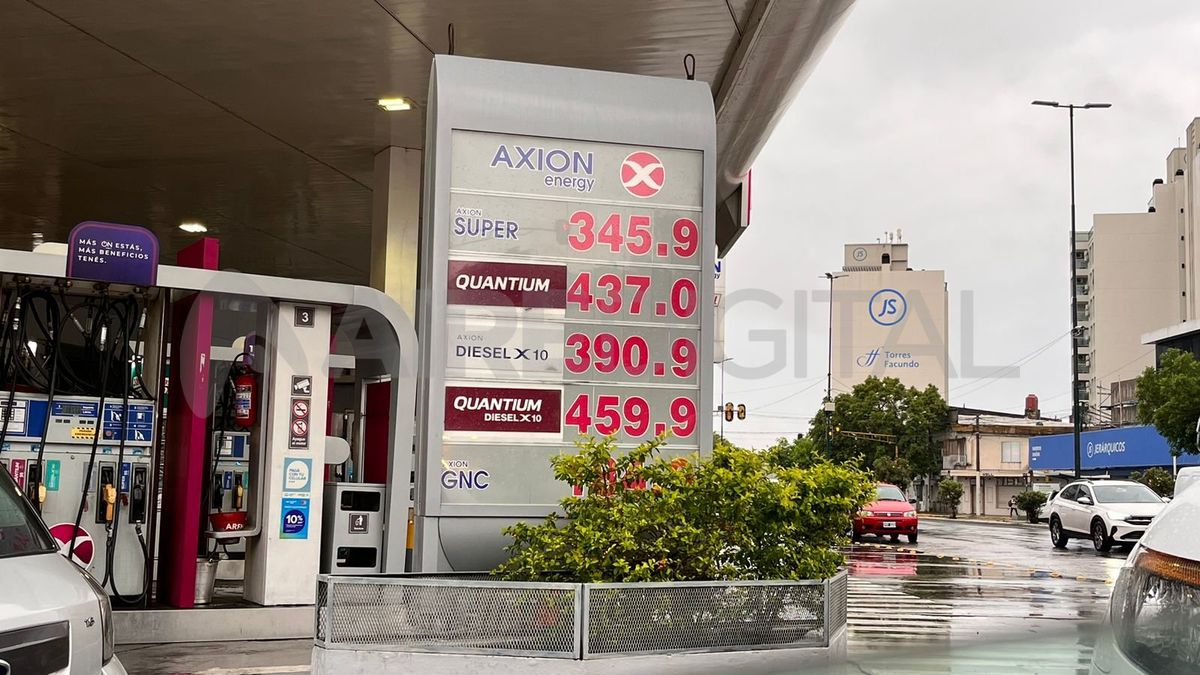 El precio de la nafta en Axion este jueves 2 de noviembre del 2023.