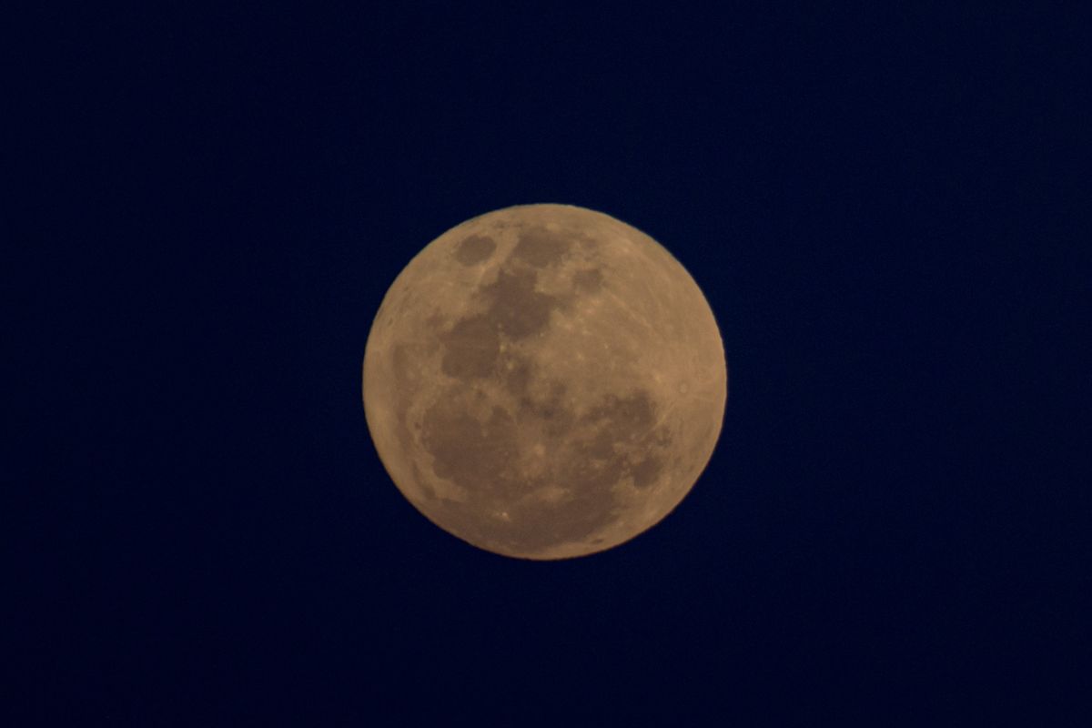 Superluna azul desde Ángel Gallardo