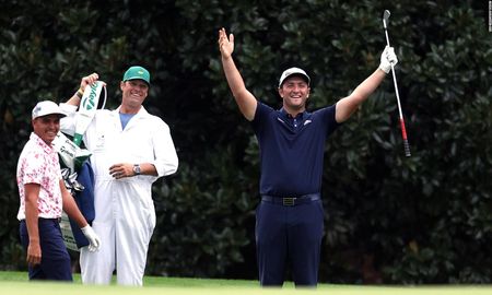 El español John Ram metió un excelente tiro en el Masters de Augusta. El español John Ram metió un excelente tiro en el Masters de Augusta.