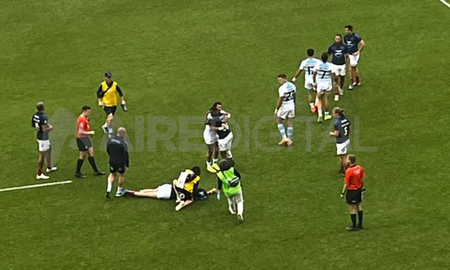 Los Pumas 7s enfrentan a España en semifinales del Mundial en Los Ángeles. Gentileza Esteban Iucci (Aire de Santa Fe). Los Pumas 7s enfrentan a España en semifinales del Mundial en Los Ángeles. Gentileza Esteban Iucci (Aire de Santa Fe).