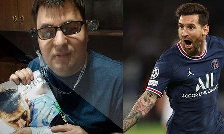 Pablo Tiraboschi, que nació ciego, será capaz de ver gracias a un dispositivo que Lionel Messi le donó. Pablo Tiraboschi, que nació ciego, será capaz de ver gracias a un dispositivo que Lionel Messi le donó.