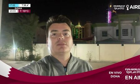 Julián Brochero desde Qatar este domingo. Julián Brochero desde Qatar este domingo.