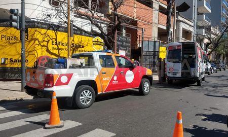 El edificio en construcción se ubica en la esquina de Junín y 4 de Enero. El edificio en construcción se ubica en la esquina de Junín y 4 de Enero.