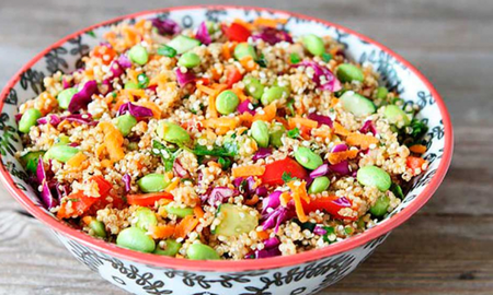 Cómo hacer ensalada de quinoa con palta Cómo hacer ensalada de quinoa con palta