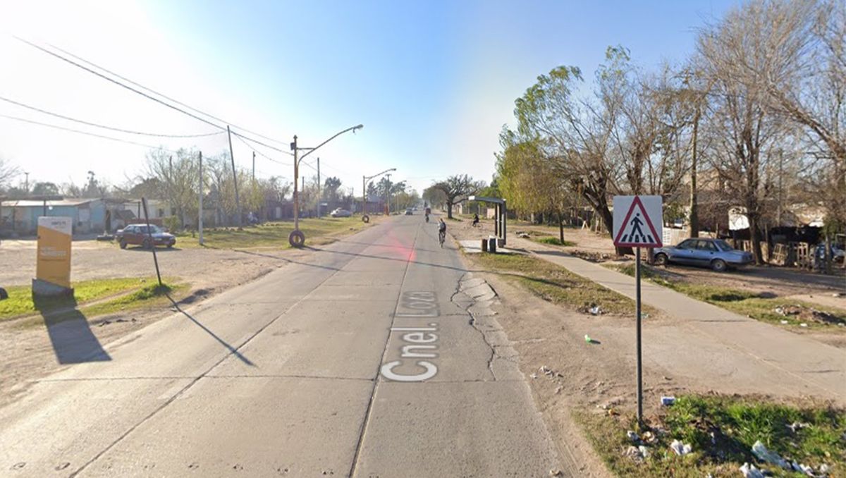 Teniente Loza al 7000, el lugar donde hirieron al joven de 18 años en ocasión de robo.