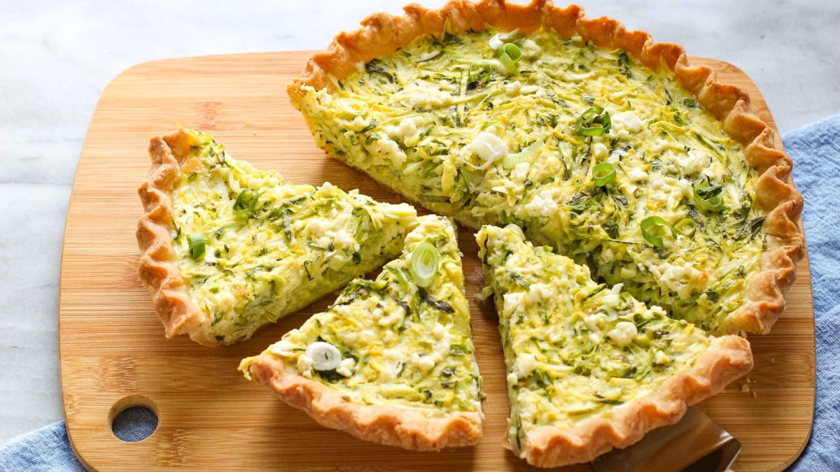La receta sencilla para hacer una quiche sin horno.