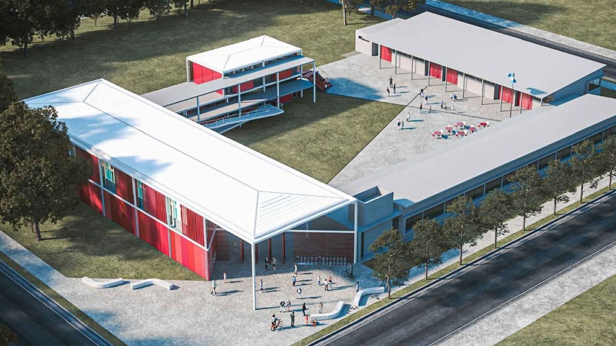 La provincia avanza en la realización de novedosos edificios educativos con el modelo pospandemia