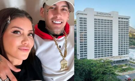 La flamante pareja se está quedando en un lugar con todas las comodidades en uno de los barrios más top de Río de Janeiro. La flamante pareja se está quedando en un lugar con todas las comodidades en uno de los barrios más top de Río de Janeiro.