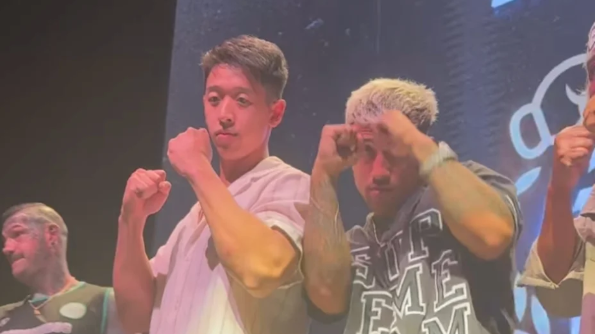 Se llevó a cabo el clásico cara a cara previo a la pelea