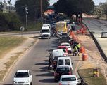 Caos de tránsito en el ingreso y egreso a Santa Fe por el Puente Carretero. Caos de tránsito en el ingreso y egreso a Santa Fe por el Puente Carretero.