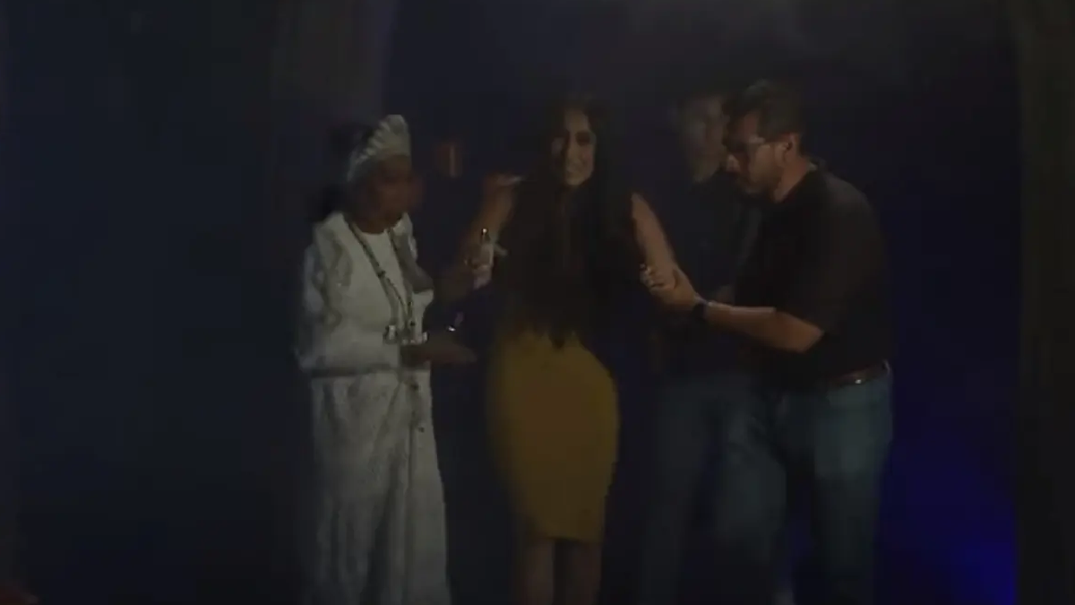 La conductora termin&oacute; llorando y confesando que era la tercera oportunidad en la que viv&iacute;a un evento de esa &iacute;ndole.