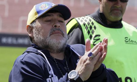 diego maradona celebro el triunfo del frente de todos