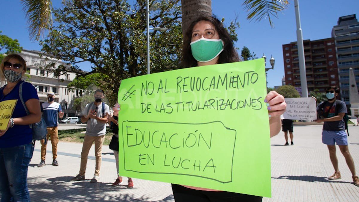 Los docente afectados directamente por la revocación de las titularizaciones son trabajadores de de Formación Profesional y Capacitación Laboral
