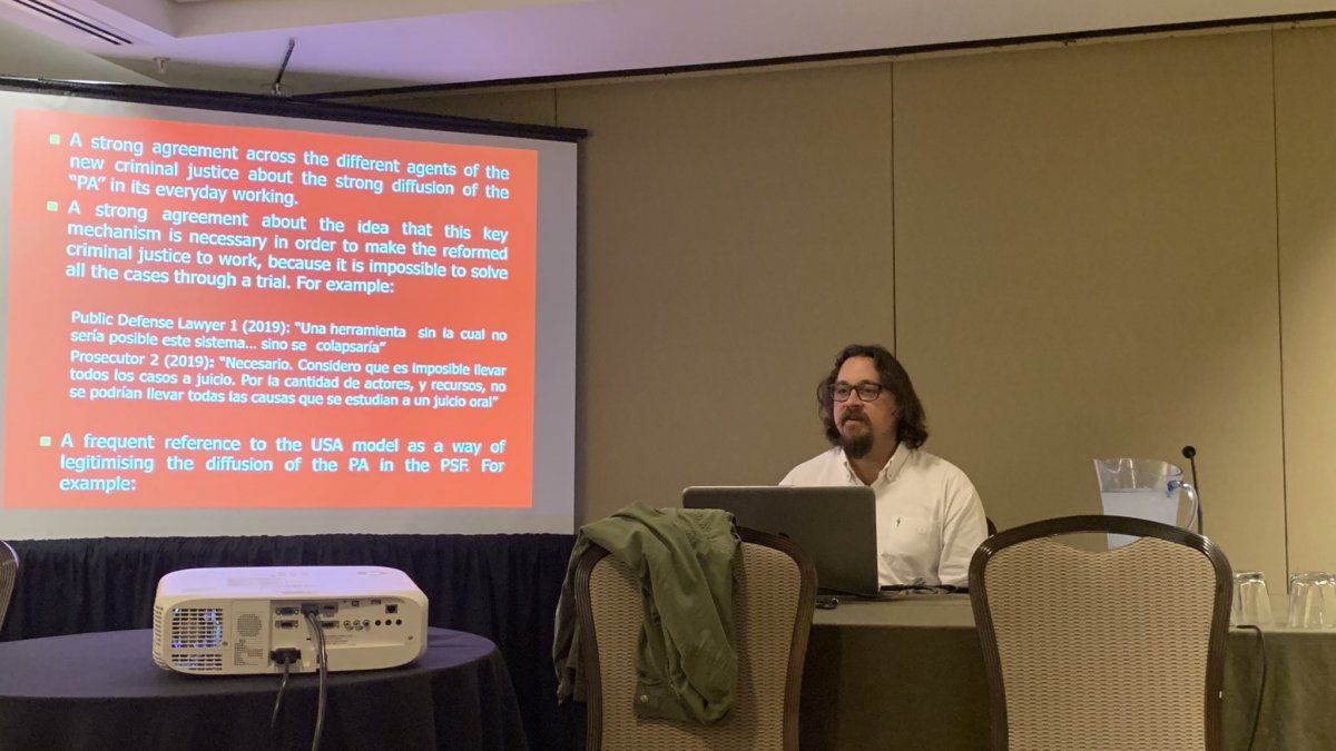 Máximo Sozzo, titular de la licenciatura en Criminología y Seguridad de la Universidad Nacional del Litoral.