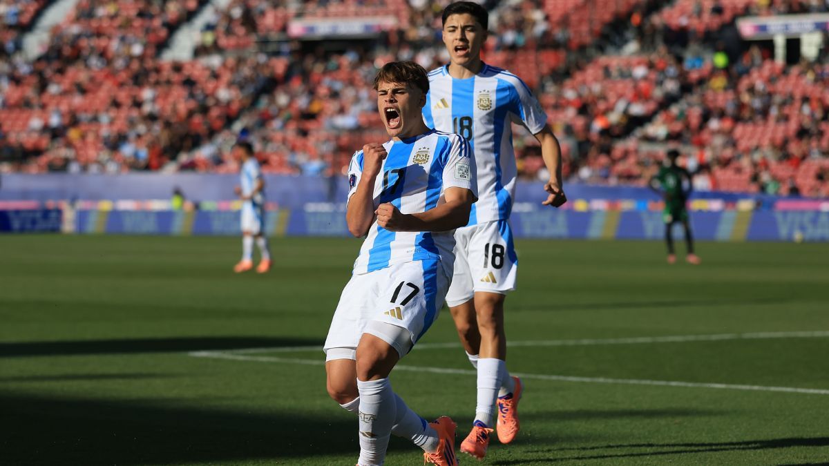 Argentina goleó 4 a 0 a Nigeria en el Mundial Sub 20.