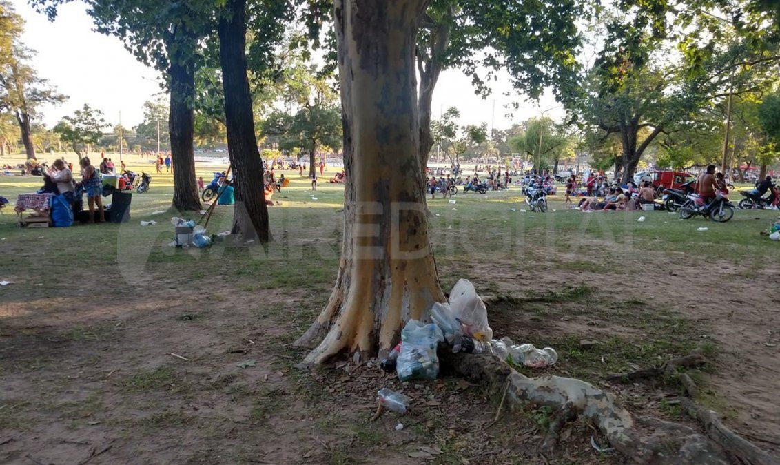 Así estaba el Parque del Sur este sábado 25 de diciembre por la tarde.