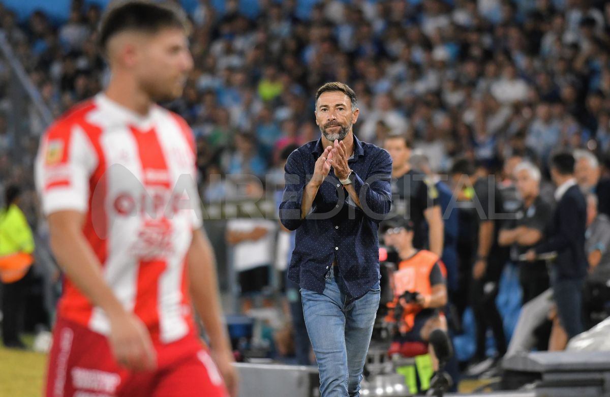 Kily González, en la victoria de Unión vs. Racing. Kily González, en la victoria de Unión vs. Racing.