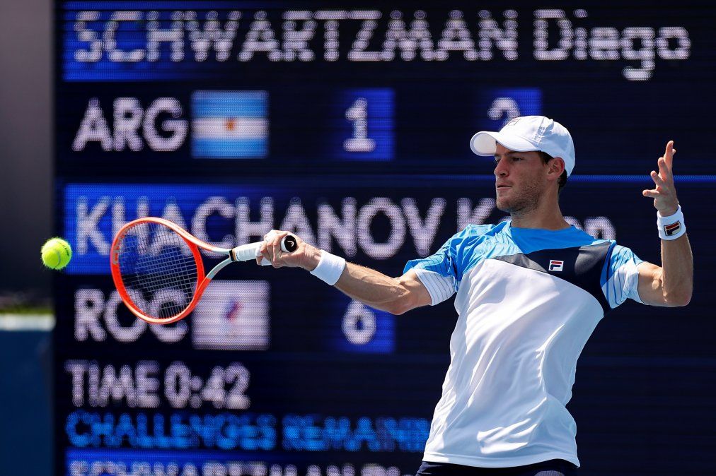 Diego Schwartzman debuta en el US Open ante el lituano Ricardas Berankis.