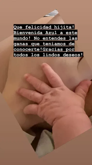 Dalma Maradona agrandó la familia.