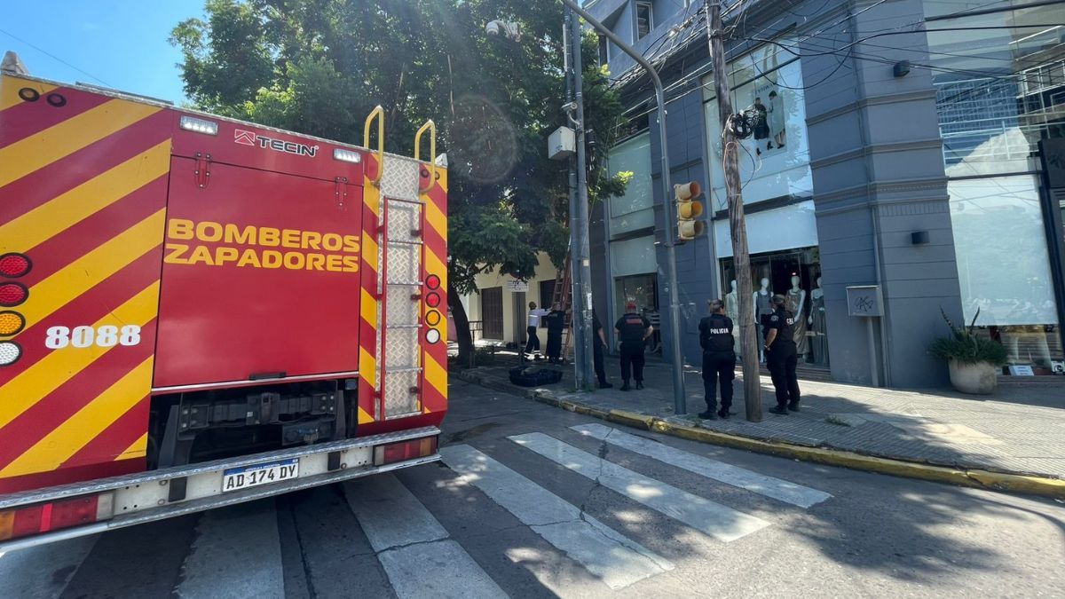 Según información policial, el hombre sufrió la descarga eléctrica de un cable de alumbrado público que tenía fluido eléctrico.