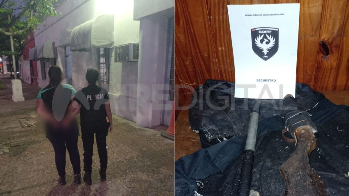 Una joven de 20 años fue detenida con una tumbera.