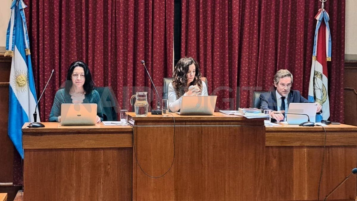 Cecilia Labanca, Celeste Minniti y Sebastián Szeifert, los jueces que conforman el tribunal